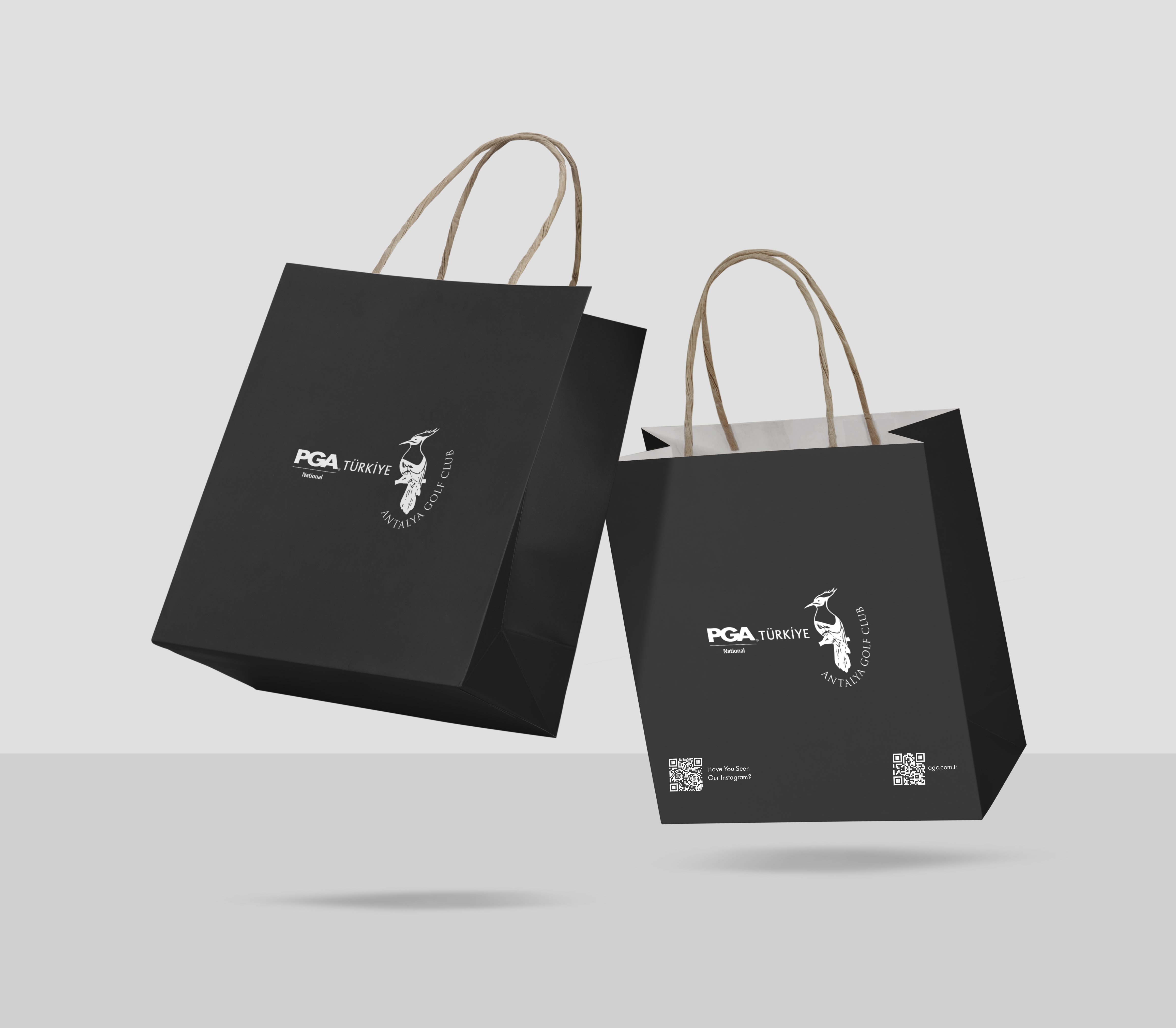 Shopping bag mockup template